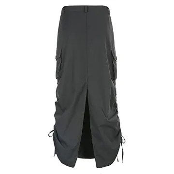 Women Long Cargo Skirts with Pockets for Stylish Comfort