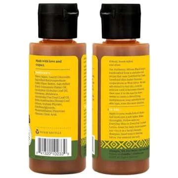 Alaffia African Black Soap 2-Pack for Face Body Hair