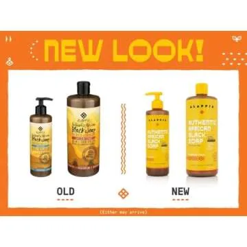 Alaffia African Black Soap 2-Pack for Face Body Hair