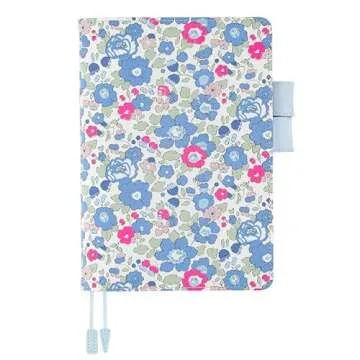 Hobonichi Techo Cousin Cover A5 Liberty Betsy Neon Blue