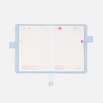 Hobonichi Techo Cousin Cover A5 Liberty Betsy Neon Blue