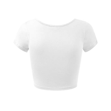 Stylish Women's Scoop Neck Crop Tops for Daily Wear