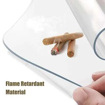 Kuyal Clear Chair Mat for Hard Floors - Durable Protection