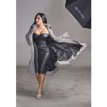 AB Butter Women's Premium Curvy Hourglass Shape Classic Double Breasted Dress Coat Peacoat Jacket Trendy Winter Fashion