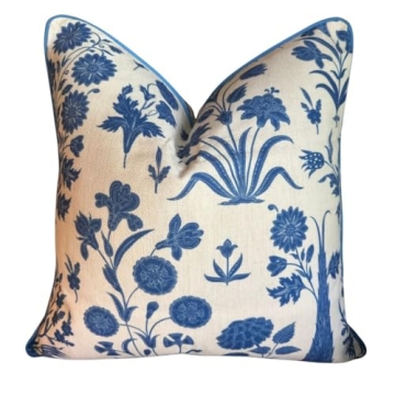 Jillien Harbor Williamsburg Pillow Cover - Grandmillennial Floral Design