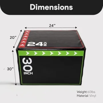 Plyometric Jump Box - Safe Adjustable Home Exercise Gear