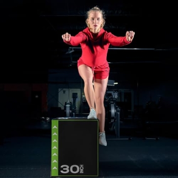 Plyometric Jump Box - Safe Adjustable Home Exercise Gear