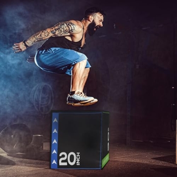 Plyometric Jump Box - Safe Adjustable Home Exercise Gear
