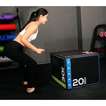 Plyometric Jump Box - Safe Adjustable Home Exercise Gear