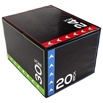 Plyometric Jump Box - Safe Adjustable Home Exercise Gear