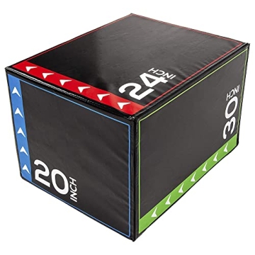 Plyometric Jump Box - Safe Adjustable Home Exercise Gear