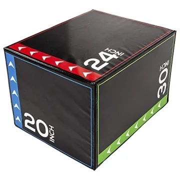 Plyometric Jump Box - Safe Adjustable Home Exercise Gear