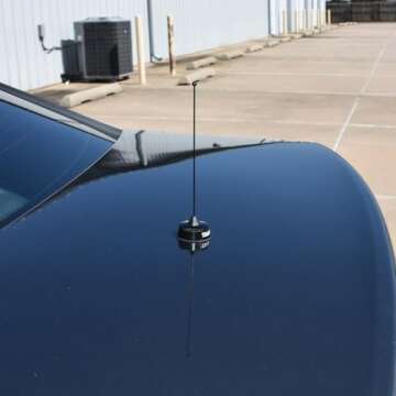 Tram 1126-B 200-Watt Pretuned 410 MHz to 490 MHz Black-Nut-Type Quarter-Wave Antenna with NMO Mounting