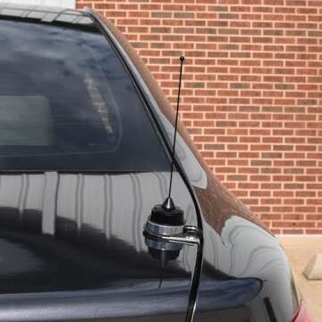 Tram 1126-B 200-Watt Pretuned 410 MHz to 490 MHz Black-Nut-Type Quarter-Wave Antenna with NMO Mounting