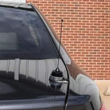 Tram 1126-B 200-Watt Pretuned 410 MHz to 490 MHz Black-Nut-Type Quarter-Wave Antenna with NMO Mounting