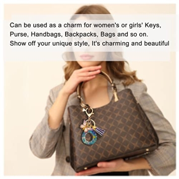 TTYY Initial Letter Keychains - Cute Designs for Girls