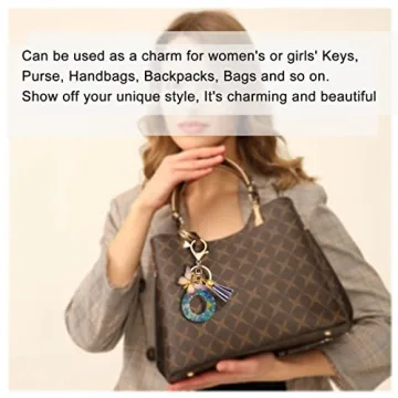 TTYY Initial Letter Keychains - Cute Designs for Girls