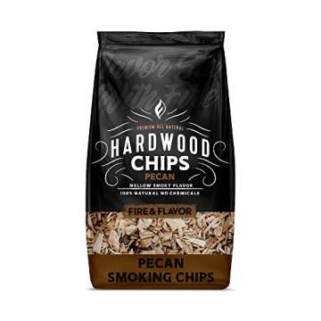 Fire & Flavor Premium All Natural Wood Chips for Smoker - Perfect for Flavor Infusion