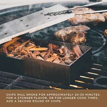 Fire & Flavor Premium Natural Wood Chips for Smoker