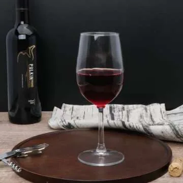 Cadamada 11oz Crystal Wine Glasses for Stylish Parties