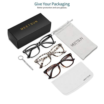 Stylish MEETSUN Blue Light Blocking Glasses for Comfort and Protection