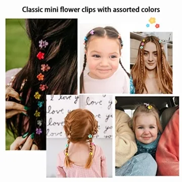 Cute Mini Hair Claw Clips Set for Girls - 50 Colors