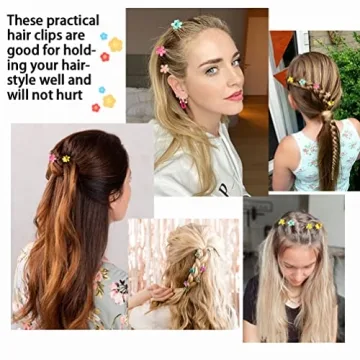 Cute Mini Hair Claw Clips Set for Girls - 50 Colors