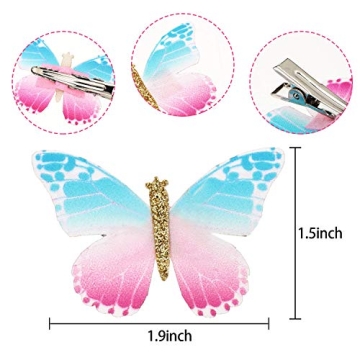 Boao Glitter Butterfly Hair Clips - 18 Trendy Accessories
