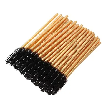 300 Pack Mascara Wands Disposable Eyelash Brushes for Lash Extensions Eye Brow Applicators Makeup Br...