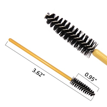 300 Pack Disposable Lash Wands for Eyelash and Brow Application