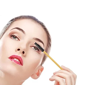 300 Pack Disposable Lash Wands for Eyelash and Brow Application