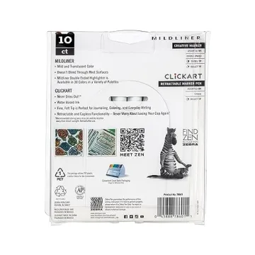 Zebra Pen Neutral Palette Set with 8 Mildliners and 2 Markers