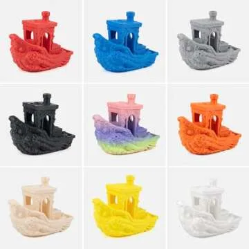 iSANMATE High Speed Rainbow Filament, Fast Changing Color Rainbow PLA+ Filament 1.75mm Designed for High Speed 30-600mm/s, Fast Printing Speed PLA, Dimensional Accuracy ±0.02mm, 1kg Spool (2.2lbs)