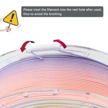 iSANMATE High Speed Rainbow Filament, Fast Changing Color Rainbow PLA+ Filament 1.75mm Designed for High Speed 30-600mm/s, Fast Printing Speed PLA, Dimensional Accuracy ±0.02mm, 1kg Spool (2.2lbs)