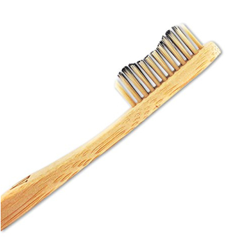 Bamboozled Charcoal Bamboo Toothbrush Set of 8 Eco-Friendly