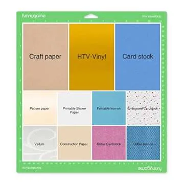 Funnygame 12x12 Cutting Mat Pack for Cricut Machines