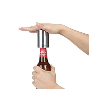 RWM Magnet Automatic Beer Bottle Opener with Catcher