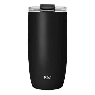 Simple Modern Travel Coffee Mug Tumbler with Flip Lid | Reusable Insulated Stainless Steel Cold Brew...