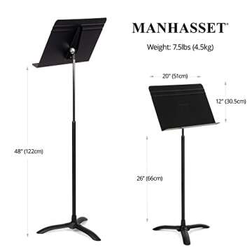 Manhasset 4801 M48 Symphony Music Stand AC48S