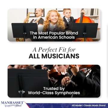 Manhasset 4801 M48 Symphony Music Stand AC48S