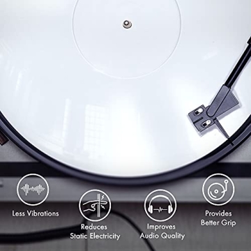 PRO SPIN Acrylic Turntable Mat for Enhanced Sound & Style
