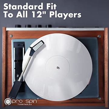 PRO SPIN Acrylic Turntable Mat for Enhanced Sound & Style