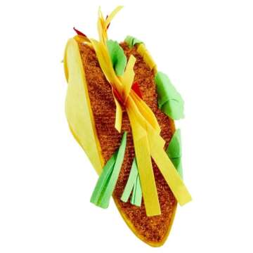 Juvale Fiesta Taco Hat for Themed Parties and Costume Fun