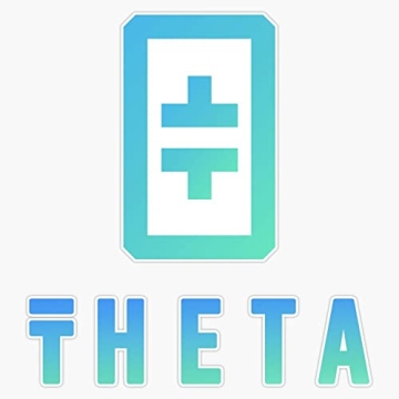Theta Token Blockchain Big Logo Sticker - Waterproof 5" Vinyl Decal