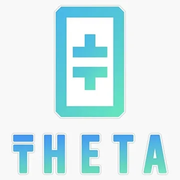 Theta Token Vinyl Bumper Sticker - Waterproof Decal 5"