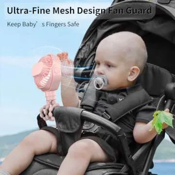 Versatile Portable Stroller Fan with Tripod