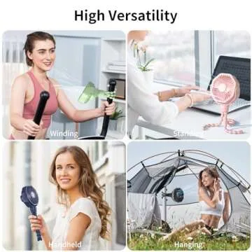 Versatile Portable Stroller Fan with Tripod