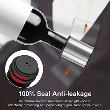 HOOMIL Wine Stopper - Vacuum Sealer for Fresh Wine