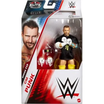 Mattel WWE Elite CM Punk Action Figure with Accessories