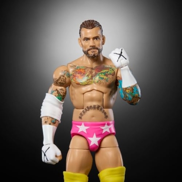 Mattel WWE Elite CM Punk Action Figure with Accessories